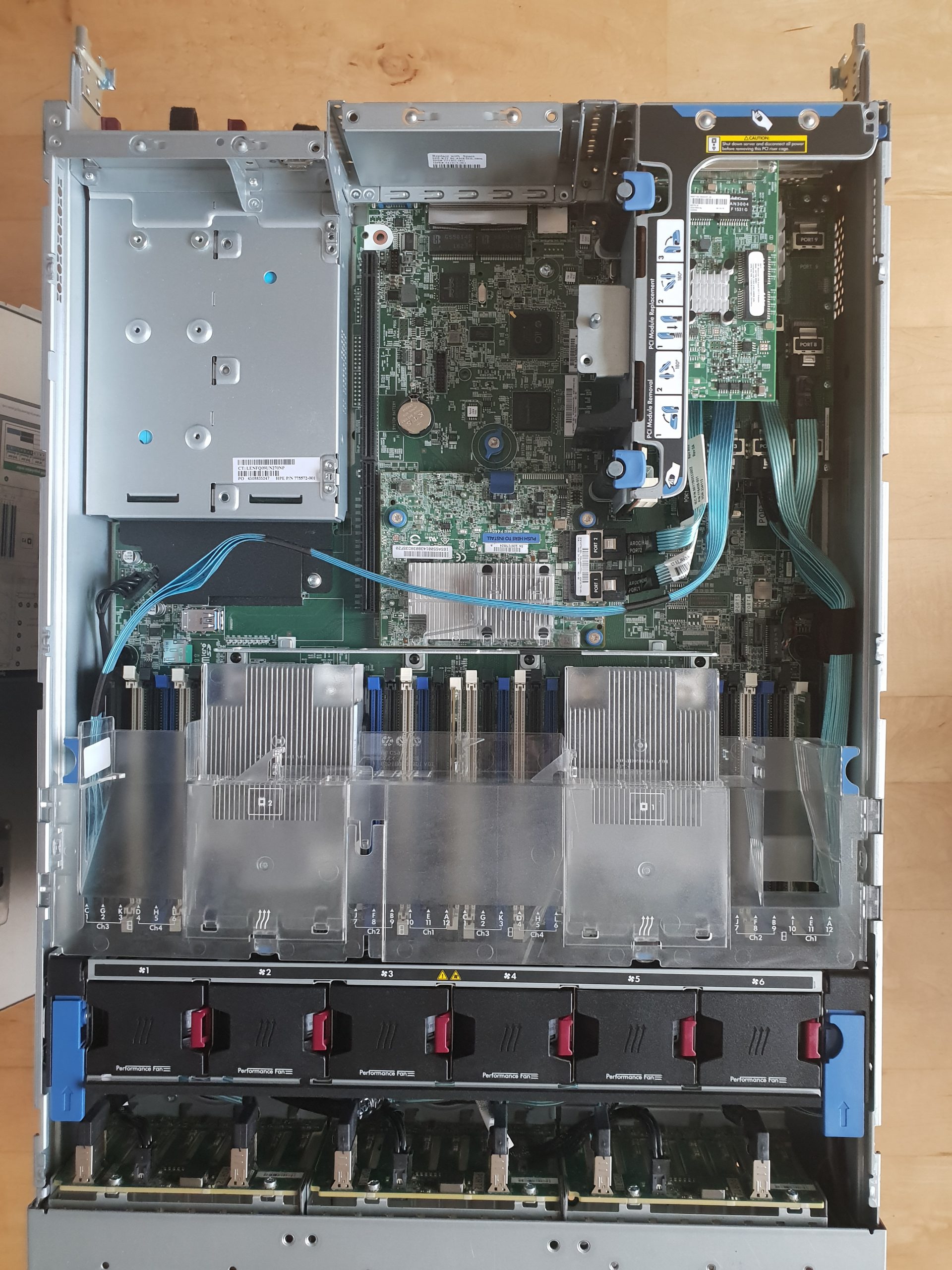 DL380 G9 24SFF Top DL380 G9 24SFF Top